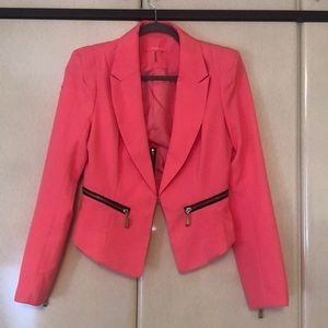 Bright pink blazer